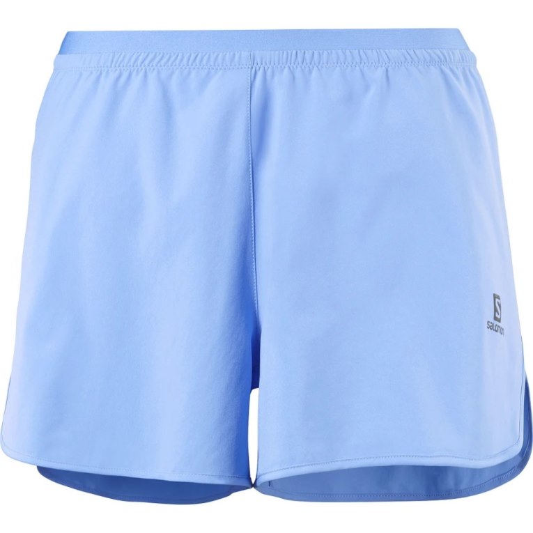 Light Blue Salomon Cross 3'' Women's Running Shorts | IE AD4936